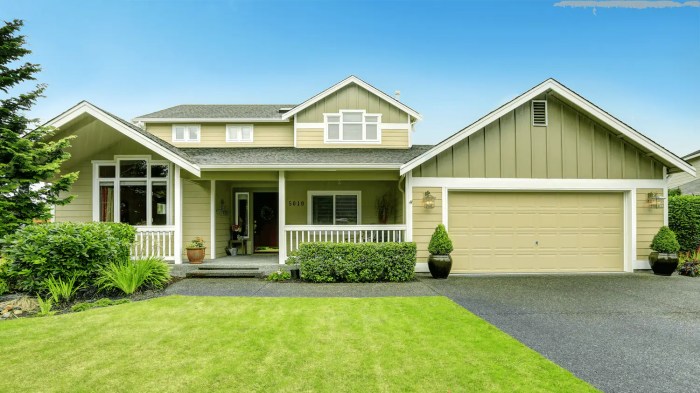 Olive Green Exterior House Paint